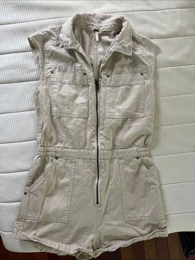Free People zip up romper